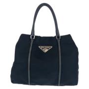 Pre-owned Canvas prada-bags Prada Vintage , Black , Dames