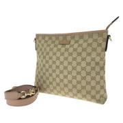 Pre-owned Canvas gucci-bags Gucci Vintage , Beige , Dames