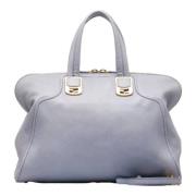 Pre-owned Leather fendi-bags Fendi Vintage , Purple , Dames