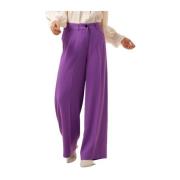 Flash Wide Pant Paars Co'Couture , Purple , Dames