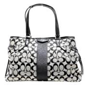 Pre-owned Canvas totes Coach Pre-owned , Black , Dames