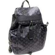 Pre-owned Canvas backpacks Louis Vuitton Vintage , Black , Dames