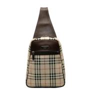 Pre-owned Canvas shoulder-bags Burberry Vintage , Brown , Dames