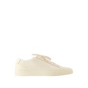 Witte Leren Lage Sneakers Common Projects , White , Dames