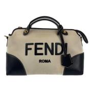 Pre-owned Canvas fendi-bags Fendi Vintage , White , Dames