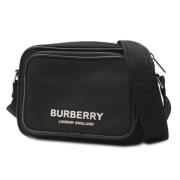 Pre-owned Canvas shoulder-bags Burberry Vintage , Black , Dames