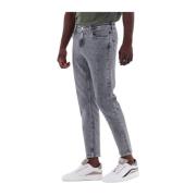 Dad Jean Straight Leg Jeans Grijs Calvin Klein , Gray , Heren