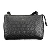 Zwarte Schoudertas met Ritssluiting Calvin Klein , Black , Dames