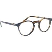 Vintage Gregory Peck Brilmonturen Oliver Peoples , Brown , Unisex