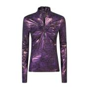 Paarse T-shirts & Polos voor vrouwen Just Cavalli , Purple , Dames