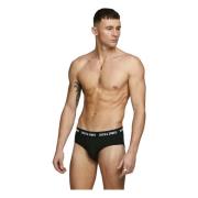 Jacsolid Briefs 5 Pack Jack & Jones , Black , Heren