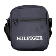 Blauwe Schoudertas met Verstelbare Band Tommy Hilfiger , Blue , Heren