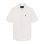 Gestreept Kortemouw Overhemd Lyle & Scott , Beige , Heren