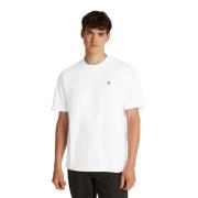 Heren T-shirt met achterprint Calvin Klein Jeans , White , Heren