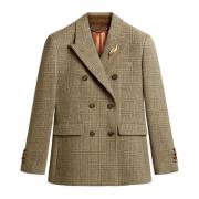 Sterrenblazer met Messing Pin Golden Goose , Gray , Dames