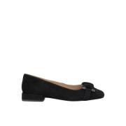 Platte ballerina met ronde neusdetail Alma EN Pena , Black , Dames