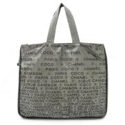 Pre-owned Nylon chanel-bags Chanel Vintage , Gray , Dames