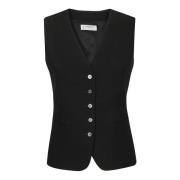 Vest Cases Alberto Biani , Black , Dames