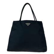 Pre-owned Canvas prada-bags Prada Vintage , Black , Dames