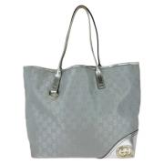 Pre-owned Canvas gucci-bags Gucci Vintage , Gray , Dames