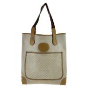 Pre-owned Canvas gucci-bags Gucci Vintage , Beige , Dames