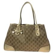 Pre-owned Canvas gucci-bags Gucci Vintage , Brown , Dames