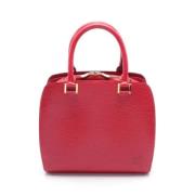 Pre-owned Leather louis-vuitton-bags Louis Vuitton Vintage , Red , Dam...