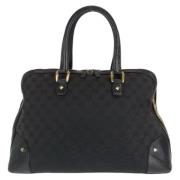 Pre-owned Canvas gucci-bags Gucci Vintage , Black , Dames