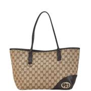 Pre-owned Canvas gucci-bags Gucci Vintage , Beige , Dames