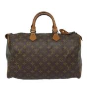 Pre-owned Canvas louis-vuitton-bags Louis Vuitton Vintage , Brown , Da...