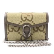 Pre-owned Canvas gucci-bags Gucci Vintage , Beige , Dames