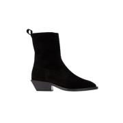 Leather boots aeyde , Black , Dames