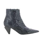 Zwarte Knife Bootie Damesschoenen AGL , Black , Dames