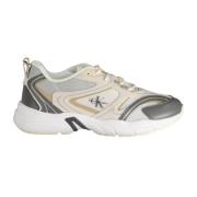 Sportieve Beige Veterschoenen met Contrastdetails Calvin Klein , Multi...