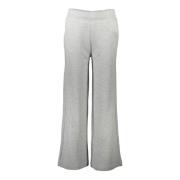 Sportieve Grijze Wijde Broek Gant , Gray , Dames