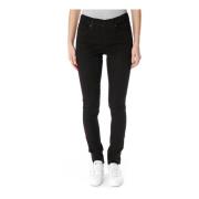 Afslankende Zwarte Skinny Jeans Levi's , Black , Dames