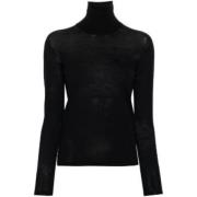 Klassieke Jersey Trui Max Mara , Black , Dames