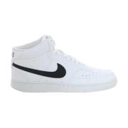 Zwarte Court Vision Mid Sneakers Nike , White , Heren