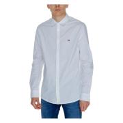 Witte Overhemd Lange Mouwen Tommy Hilfiger , White , Heren