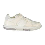 Sportieve Vetersneakers Wit Contrast Logo Tommy Hilfiger , White , Her...