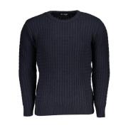 Twisted Logo Sweater - Lange Mouw U.s. Polo Assn. , Blue , Heren