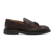 Ongeveterde suède loafers Doucal's , Brown , Heren