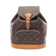 Pre-owned Canvas backpacks Louis Vuitton Vintage , Brown , Dames