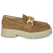 Bruine Leren Loafer met Moderne en Elegante Silhouet Nerogiardini , Be...