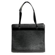 Pre-owned Leather louis-vuitton-bags Louis Vuitton Vintage , Black , D...