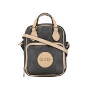 Pre-owned Canvas gucci-bags Gucci Vintage , Gray , Dames