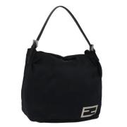 Pre-owned Nylon handbags Fendi Vintage , Black , Dames