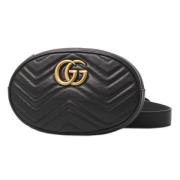 Pre-owned Leather gucci-bags Gucci Vintage , Black , Dames