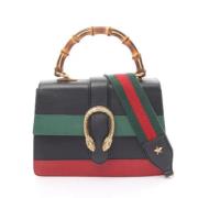 Pre-owned Leather gucci-bags Gucci Vintage , Black , Dames