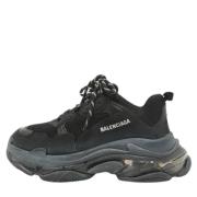 Pre-owned Mesh sneakers Balenciaga Vintage , Black , Heren